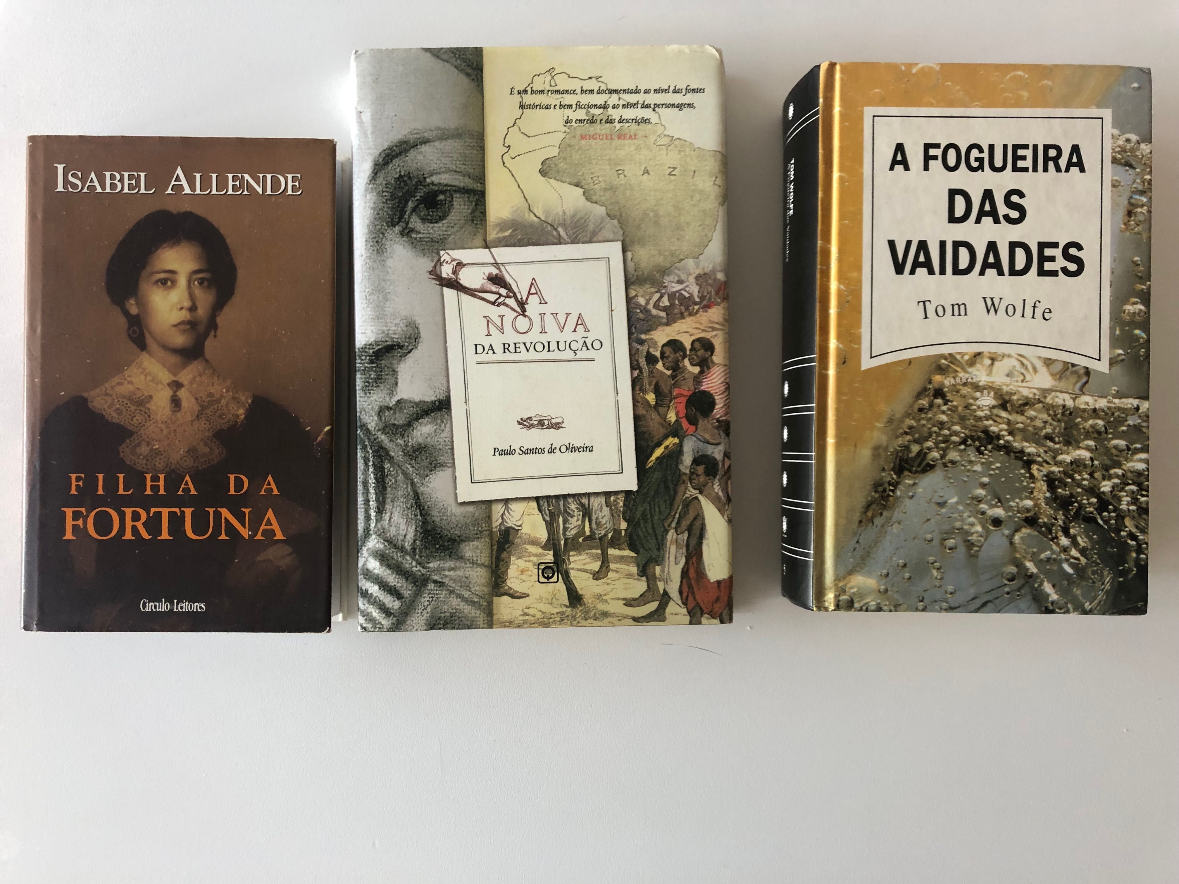 "Filha da Fortuna", "A Noiva da Revolução", "A Fogueira das Vaidades"