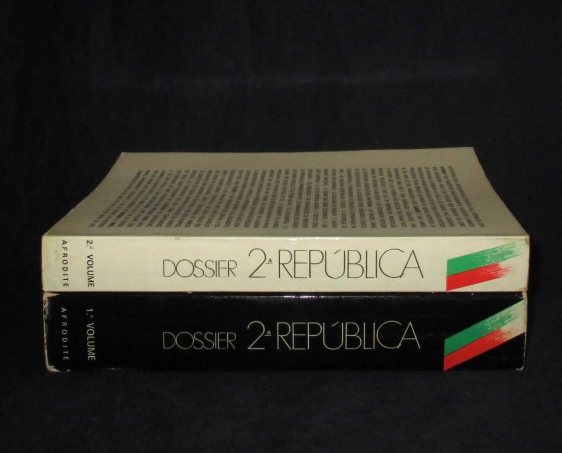 Livros Dossier 2ª República 2 volumes Afrodite