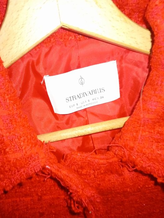 Blazer casaco vermelho