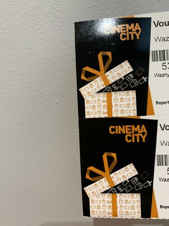 Vouchery/bilety do kina Cinema City 2D -cała Polska 7 dni w tygodniu