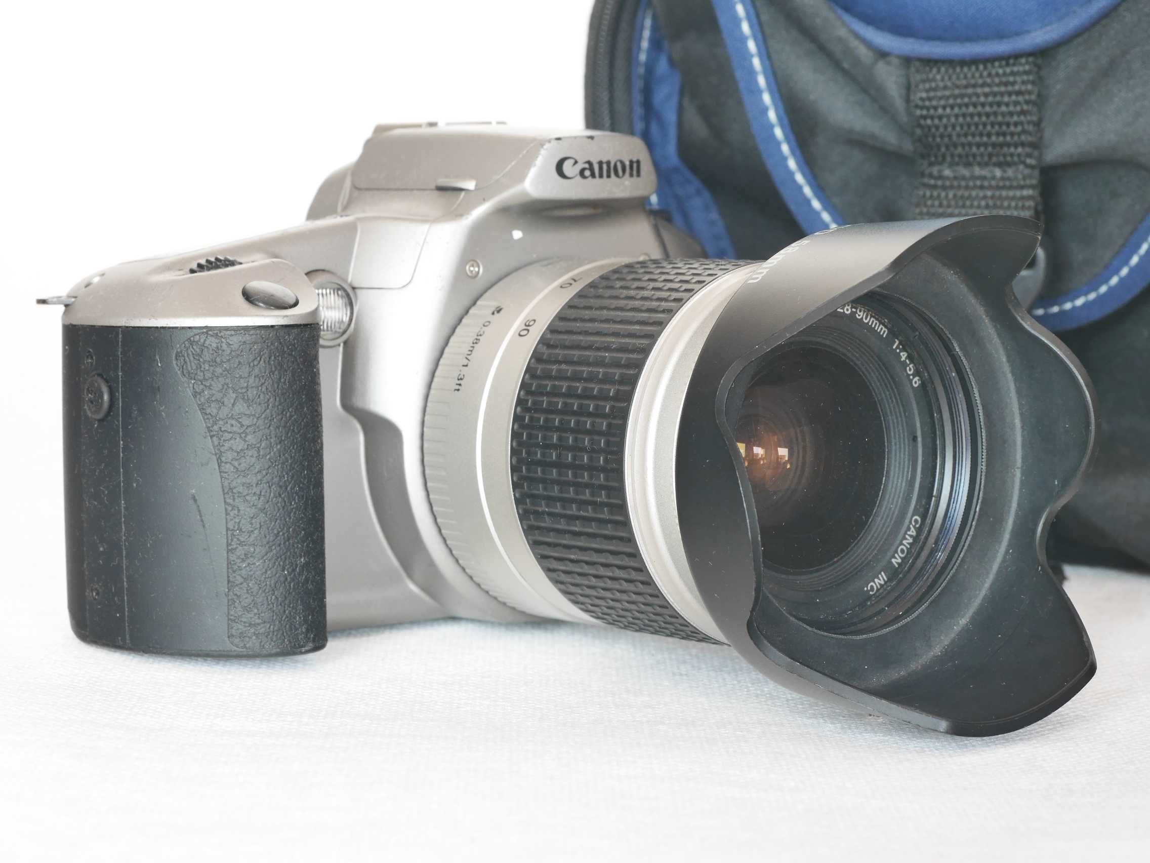 Lustrzanka analogowa Canon EOS 3000N + 28-90 mm + UV