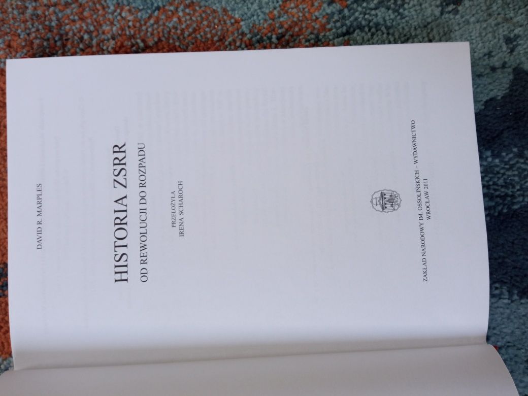Książka "Historia ZSRR. Od rewolucji do rozpadu." David R. Marples