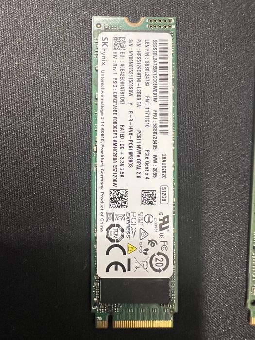 Disco NVME M2 256/512 Gb