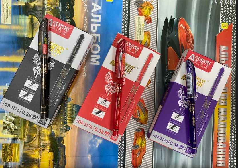 Ручка "С" "пиши-стирай" CR-707F - Цвета разные.