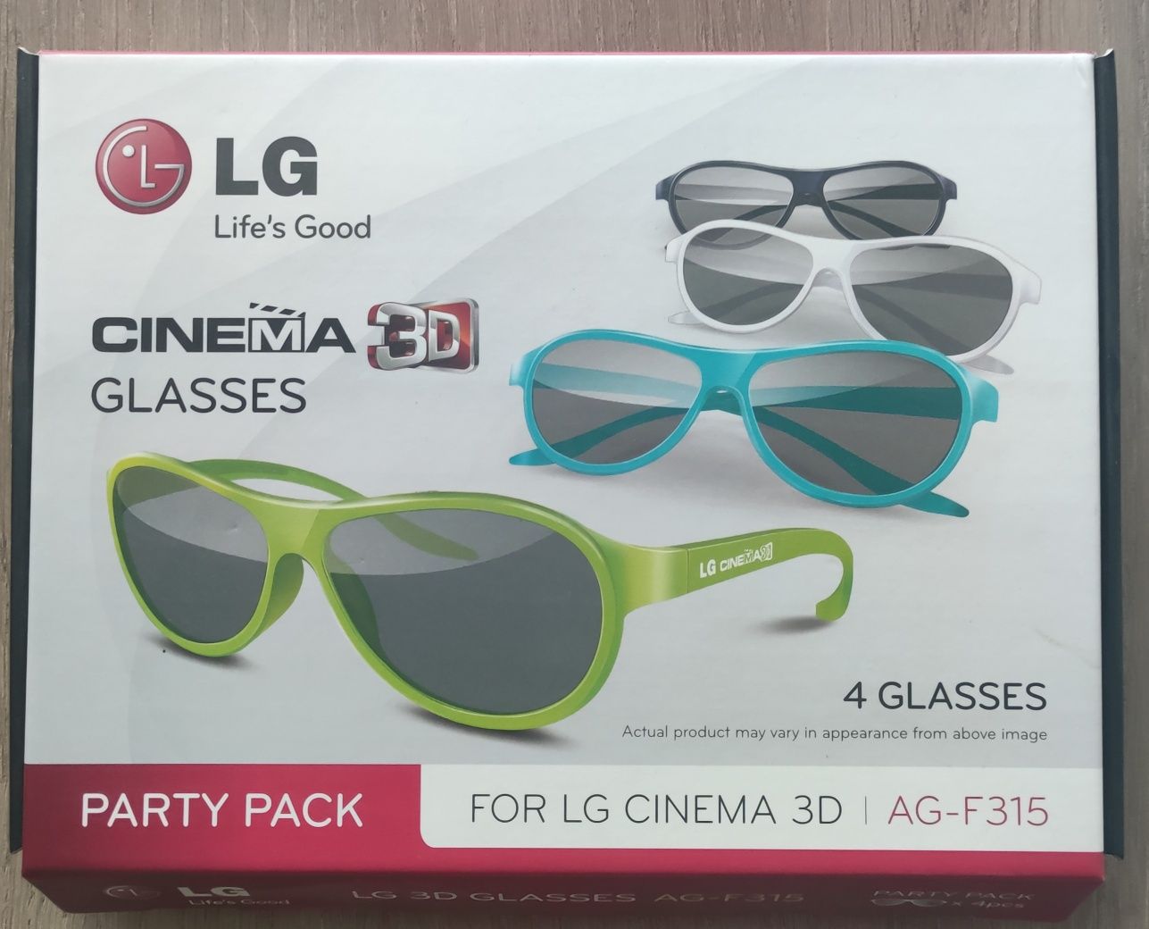 Okulary 3D pasywne LG AG-F315 4 szt