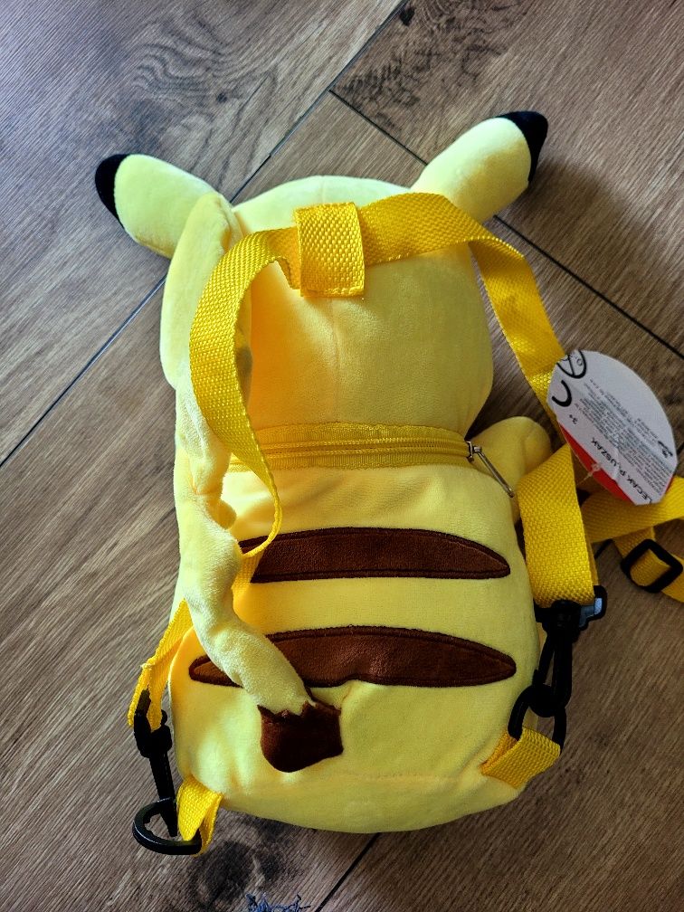 Plecak pluszak 40cm Pikachu pokemon do przedszkola