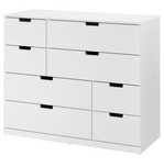 NORDLI IKEA Cómoda c/8 gavetas, branco, 120x99 cm