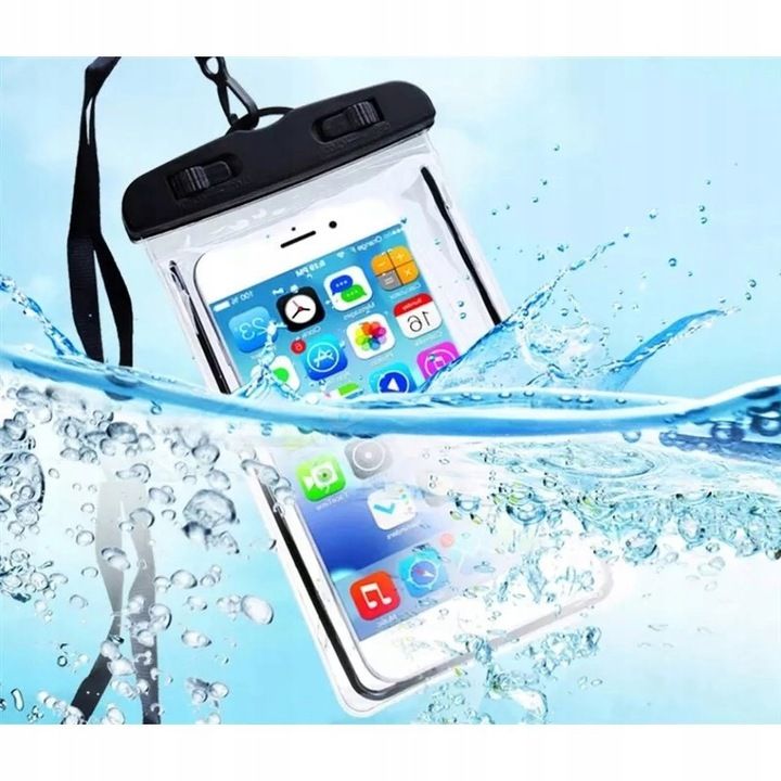 Etui wodoszczelne telefon do 6,9" basen plażę pokrowiec dokumenty