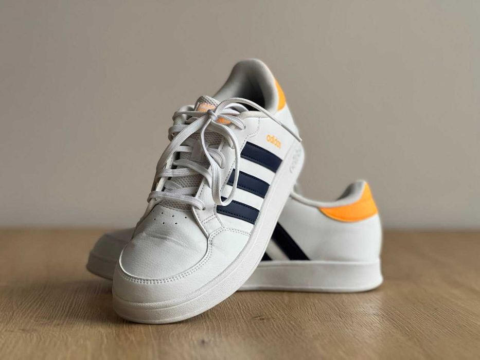 Чоловічі кросівки Adidas breaknet k white, (р. 37)
