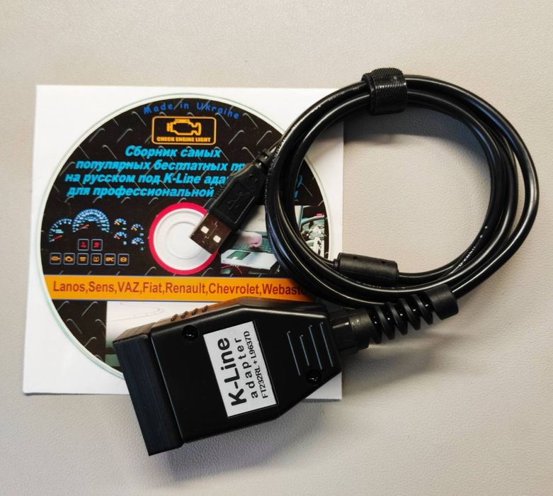 USB K-Line адаптер GM12 профессиональный FT232RL  MC33290 Lanos Sens U
