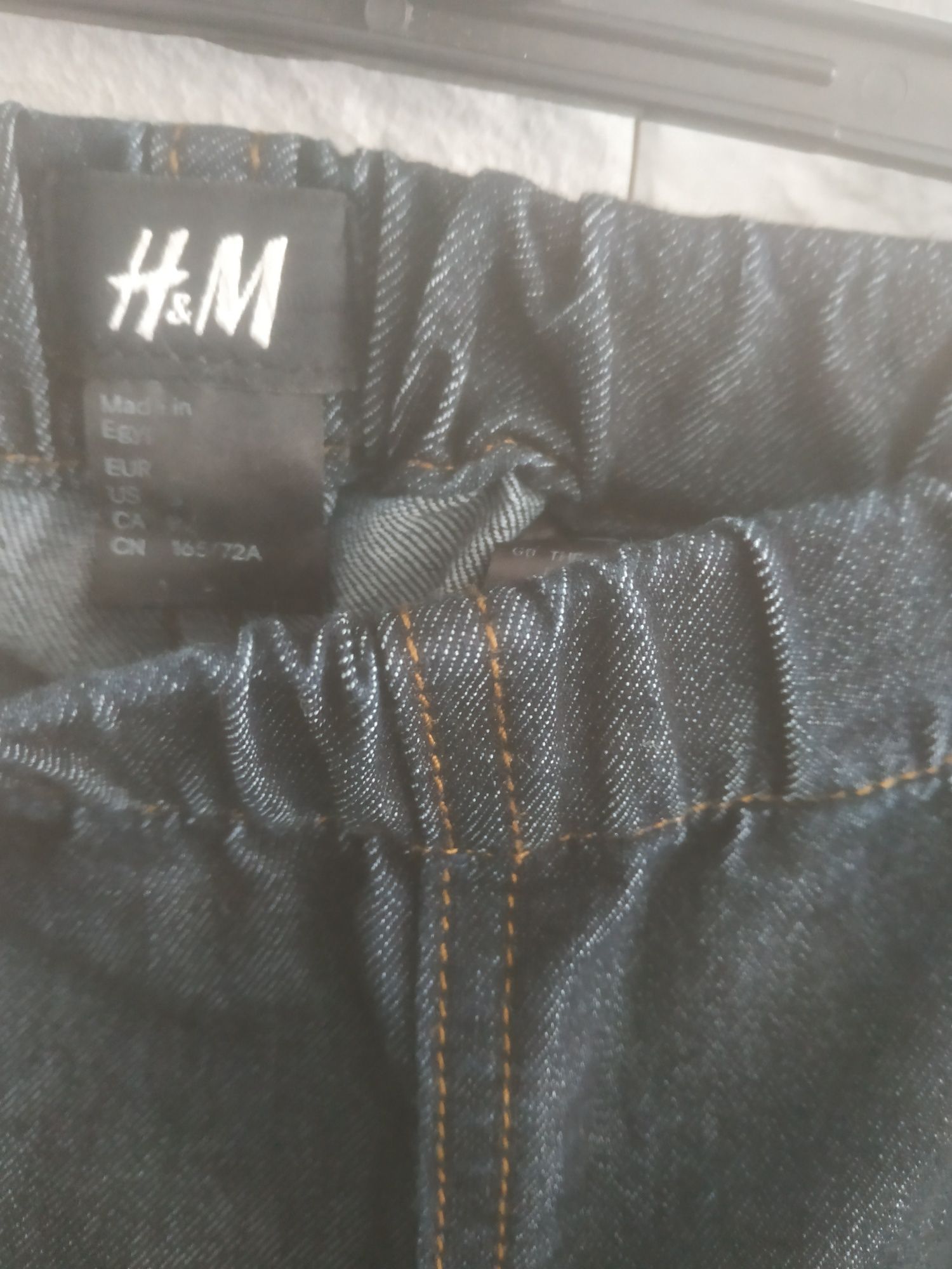 H&M spodnie rurki gumowane ciążowe 38