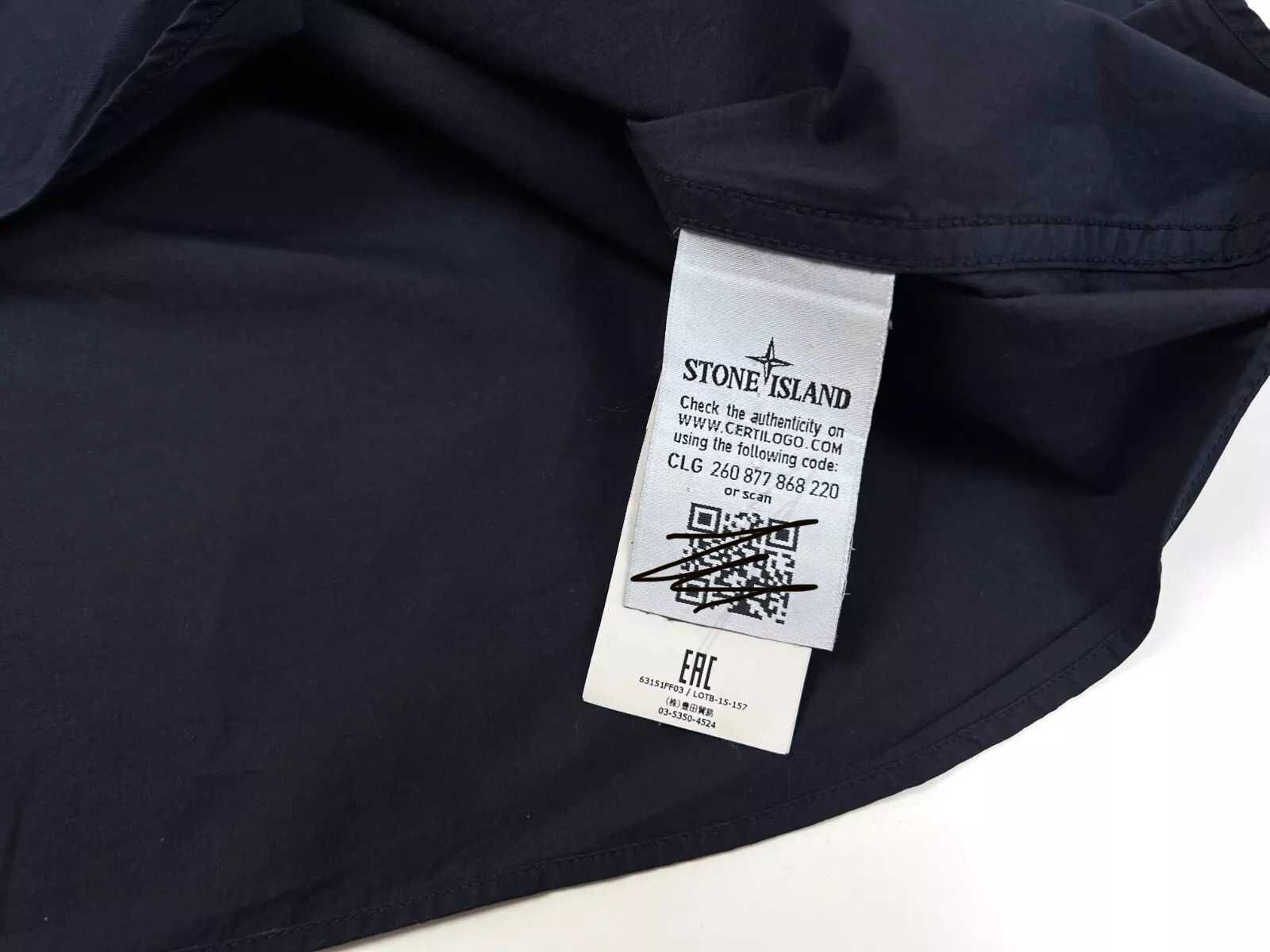 Stone Island Ориг Овершот Рубашка Мужская Идеал L/XL