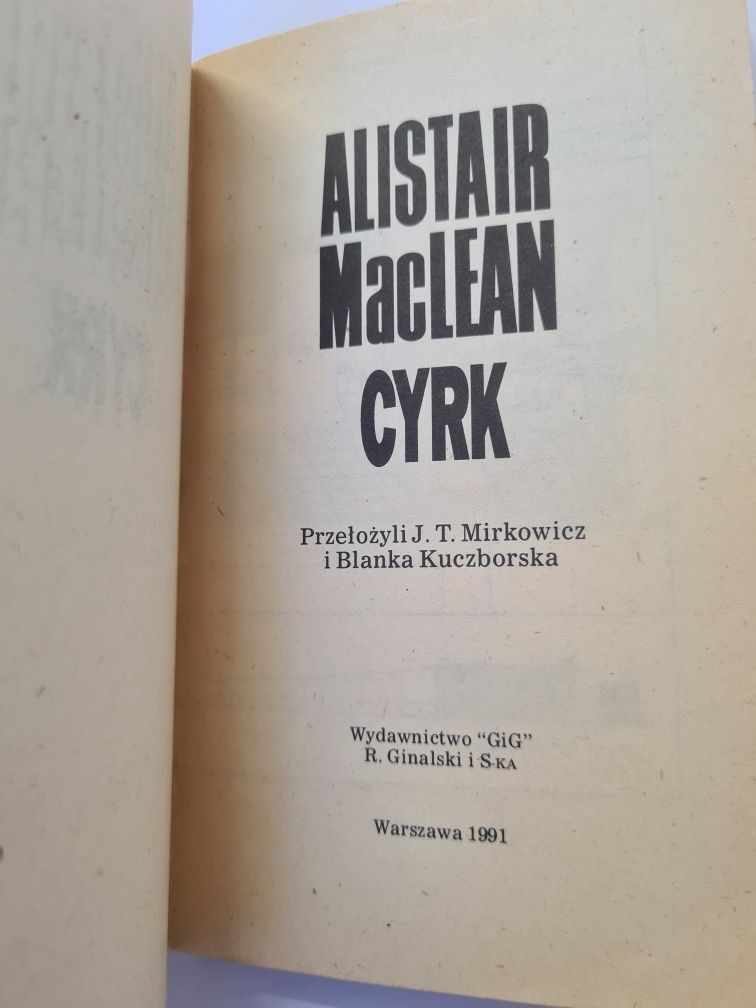 Cyrk - Alistair MacLean