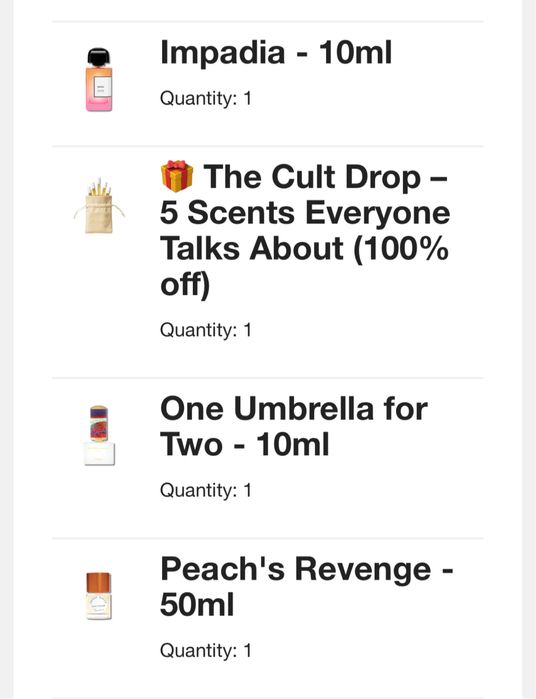 Perfume BDK Impadia 10ml – PORTES INCLUÍDOS