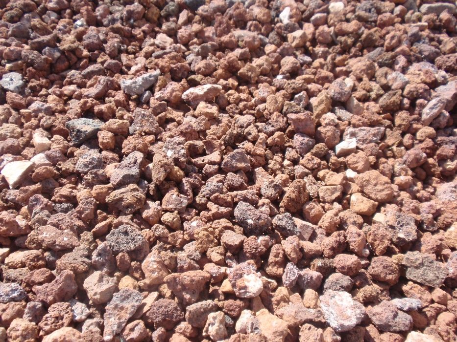 Pedra decorativa, brita - gravilha