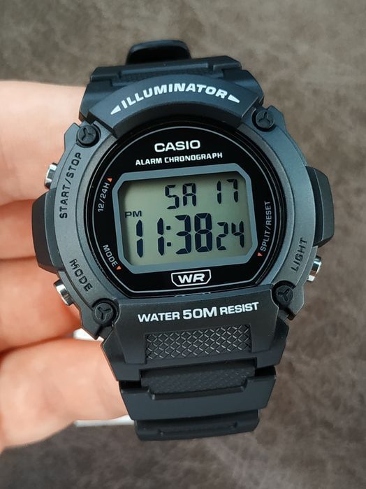 Годинник  Casio W-219H-1 Оригинал Гарантия Часы мужские