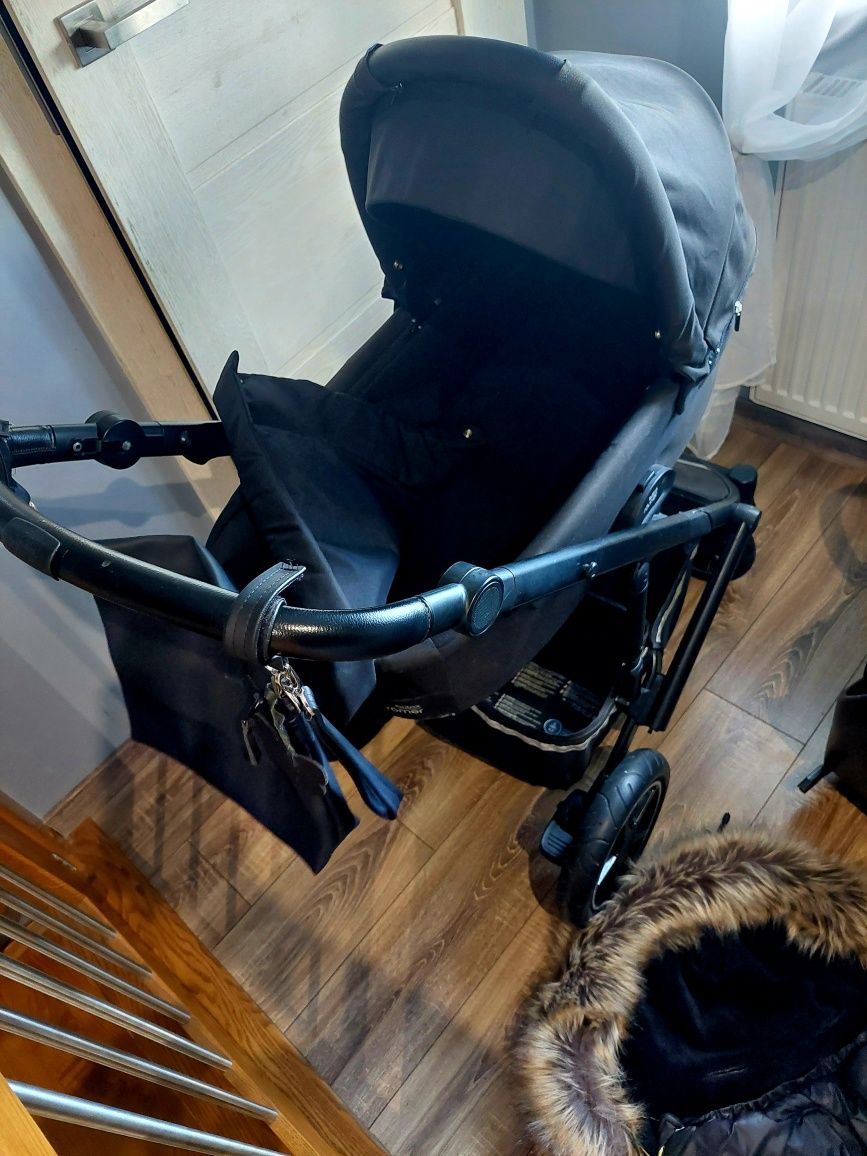 Wózek britax rőmer 3w 1 z bazą isofix nosidełko cybex atom