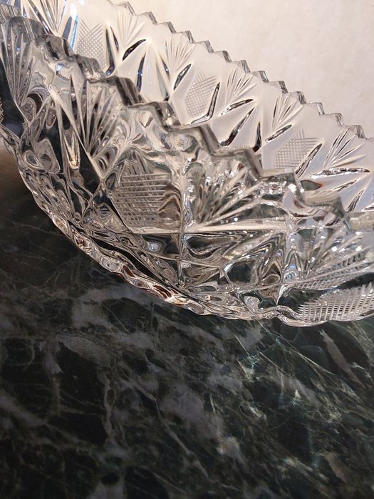 Кришталь Ваза/салатник/цукерниця/конфетница СССР Хрусталь