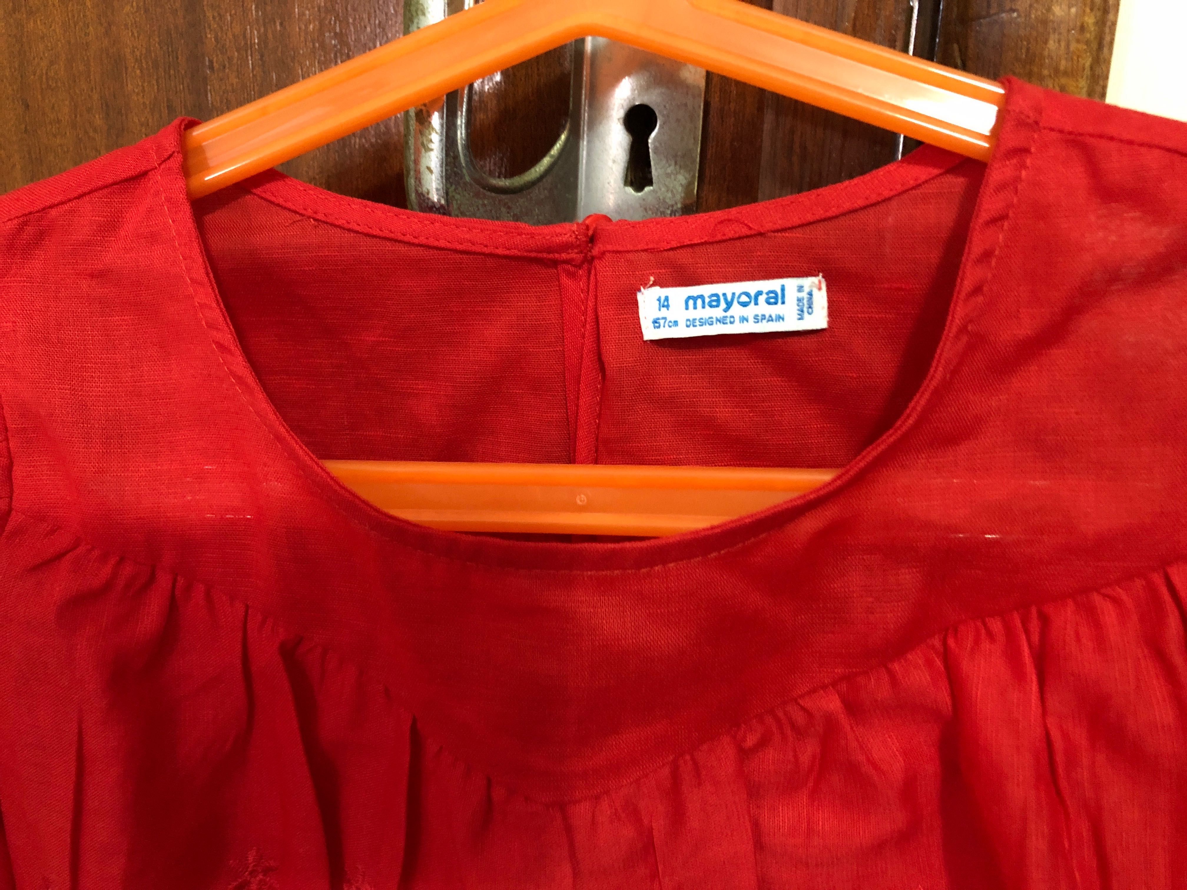 Vestido vermelho mayoral