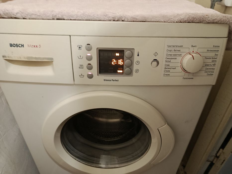 Стиральная машина bosch wlx 24460 подключена к воде