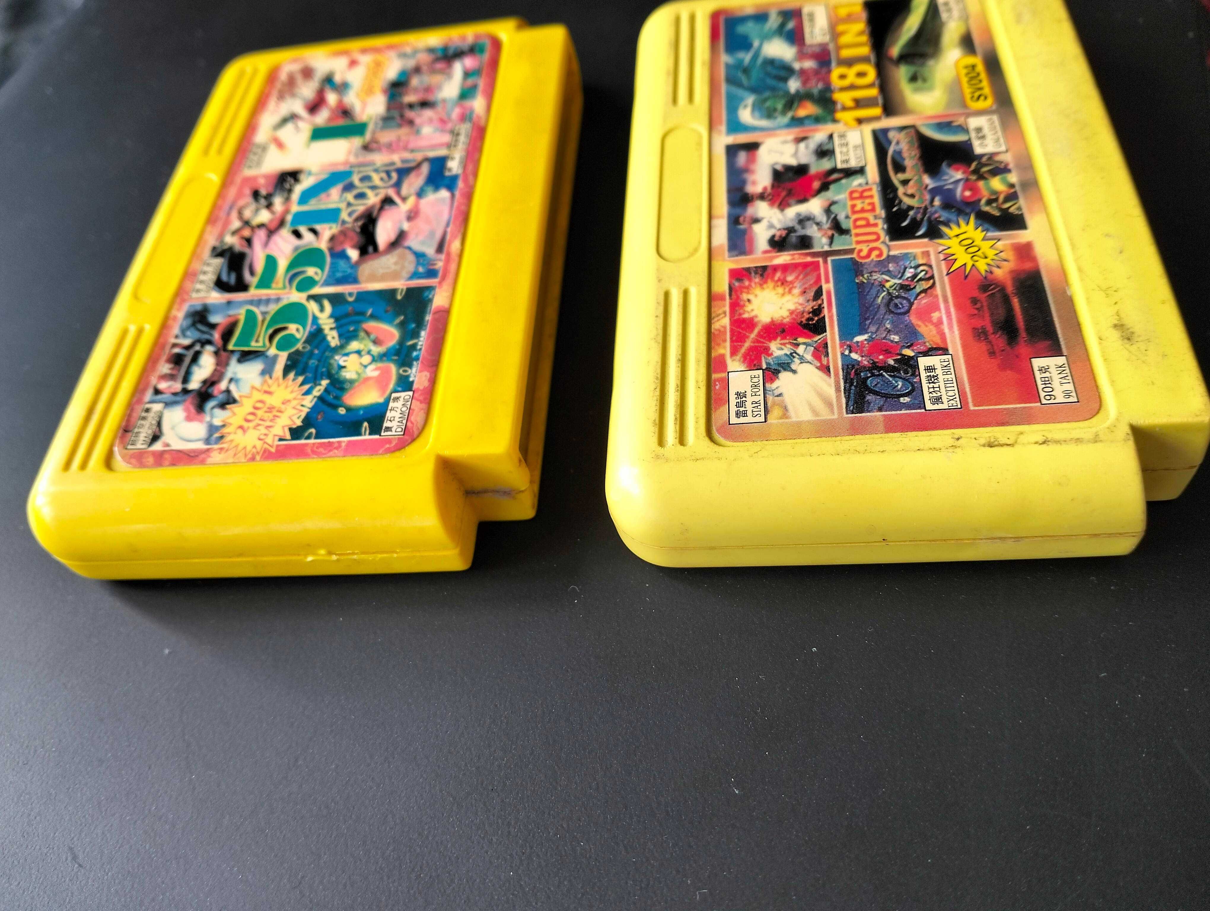 Pegasus NES Famicom 2 dyskietki stan nieznany - 55 in 1, 118 in 1