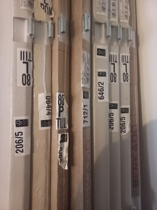 Drzwi łazienkowe i pokojowe przylgowe Toreno 80 kredowobiałe