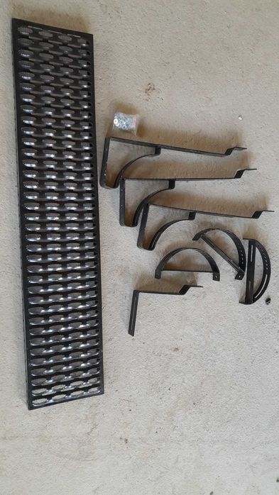 Ława kominiarska 120 cm czarny pod dachówkę Creaton Titania komplet
