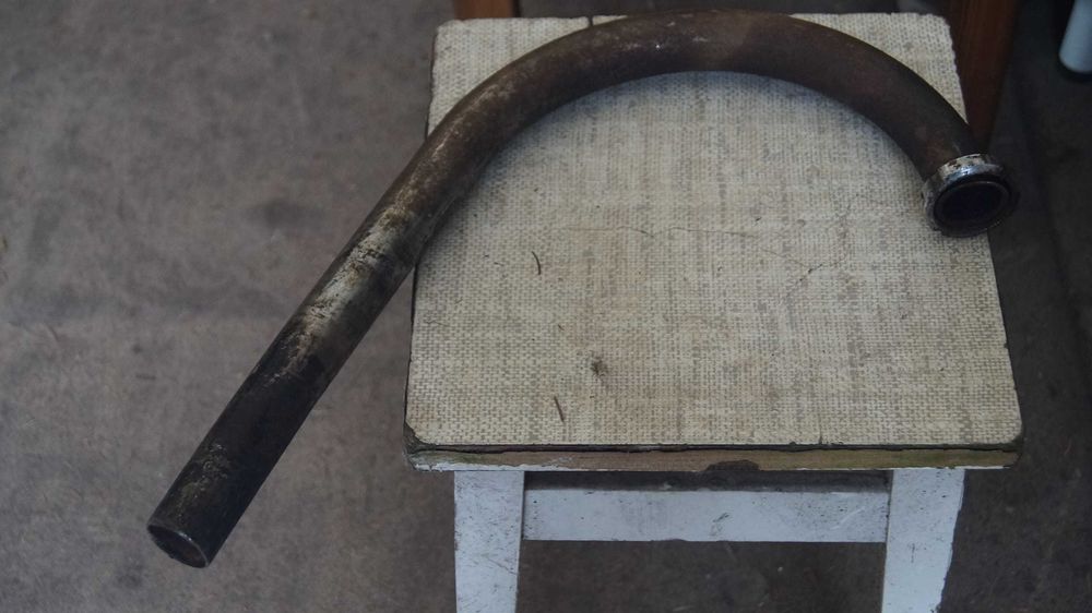 SHL 11 tłumik wydech kolanko z nakrętką oryginał