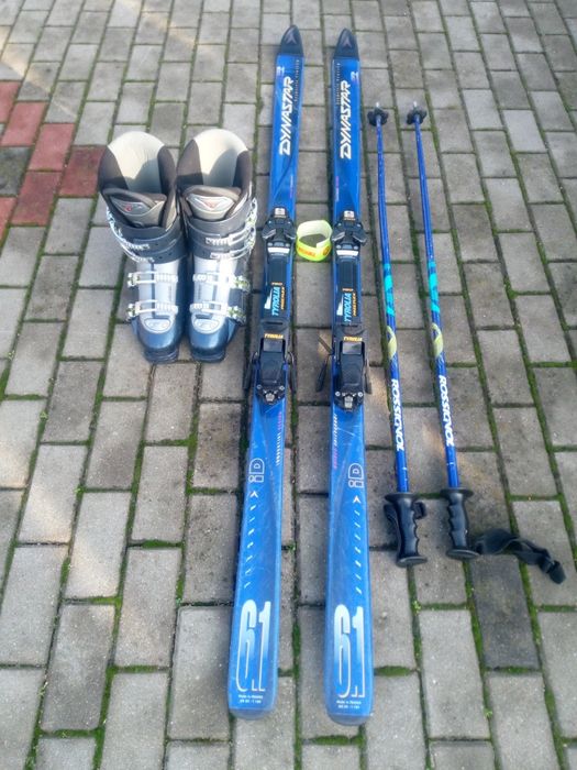 Narty Dynastar, buty Dalbello, kijki