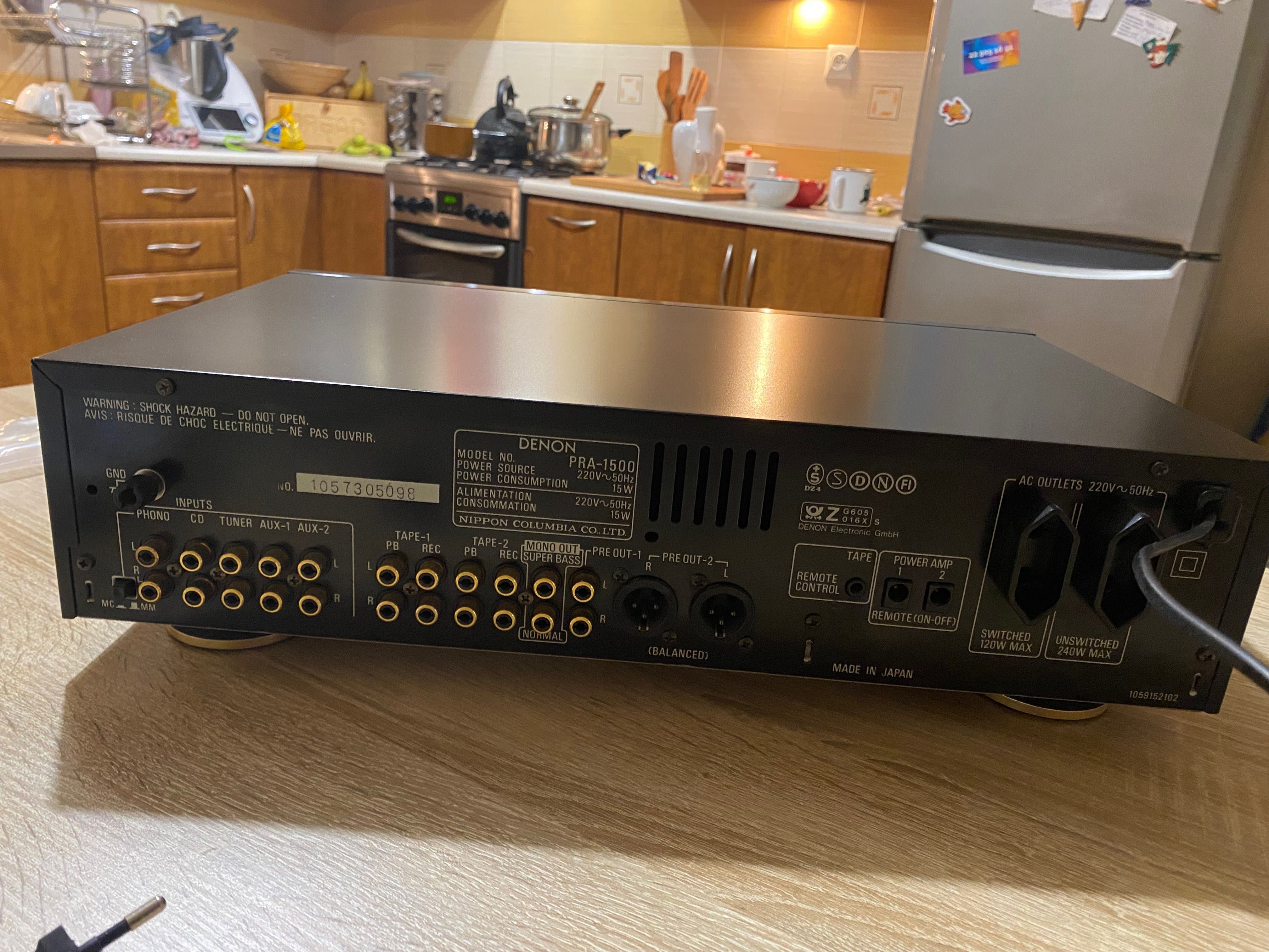 Zestaw denon denon pra 1500 + 2x denon poa 800