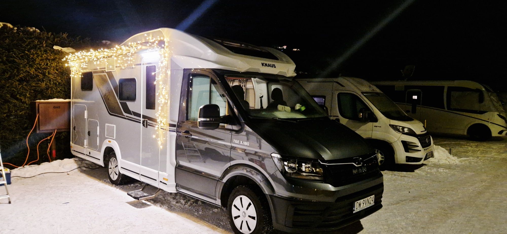 KAMPER KNAUS VAN na podwoziu MAN cesja leasingu cena brutto
