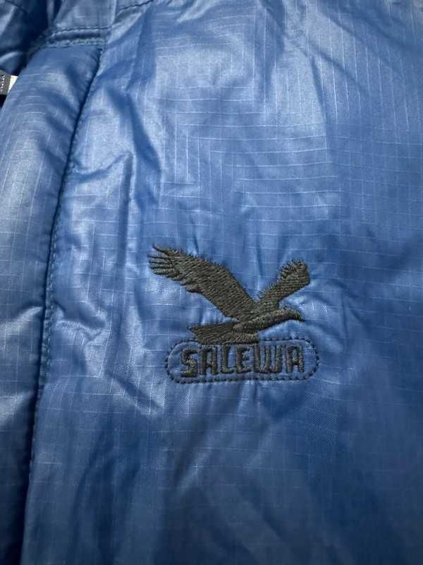 Salewa Vintage Down Puffer hodded Vest 80s 90s XXL stara kamizelka