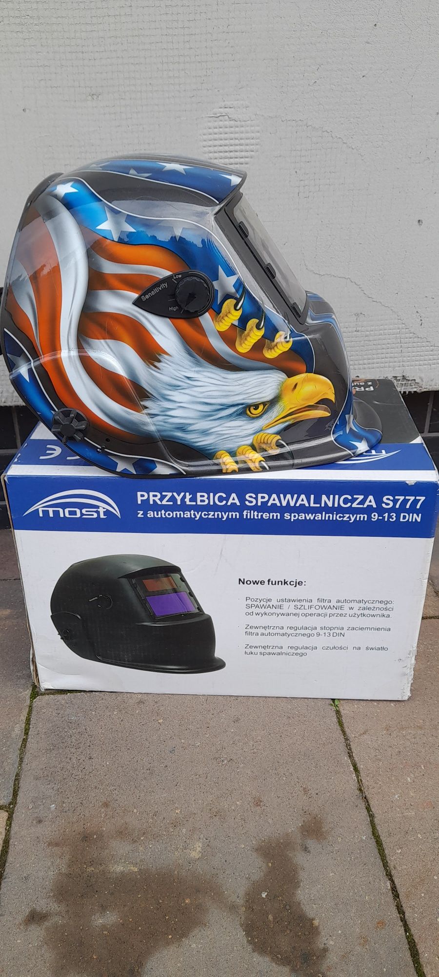 Przyłbica spawalnicza most s777 eagla 9-13 din