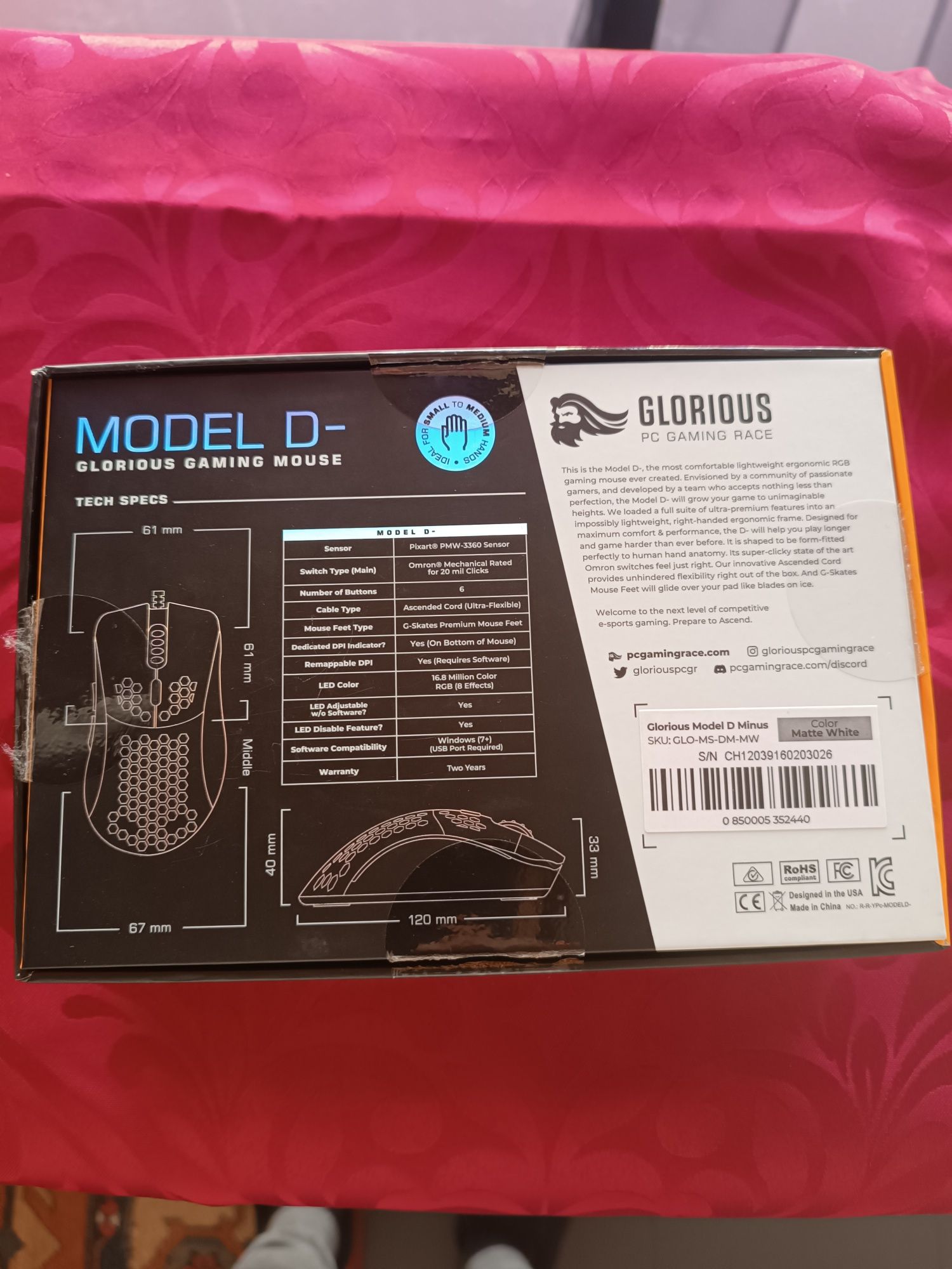 Glorious model D-