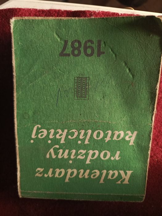 Kalendarz z 1987 starocie r vintage zabytki