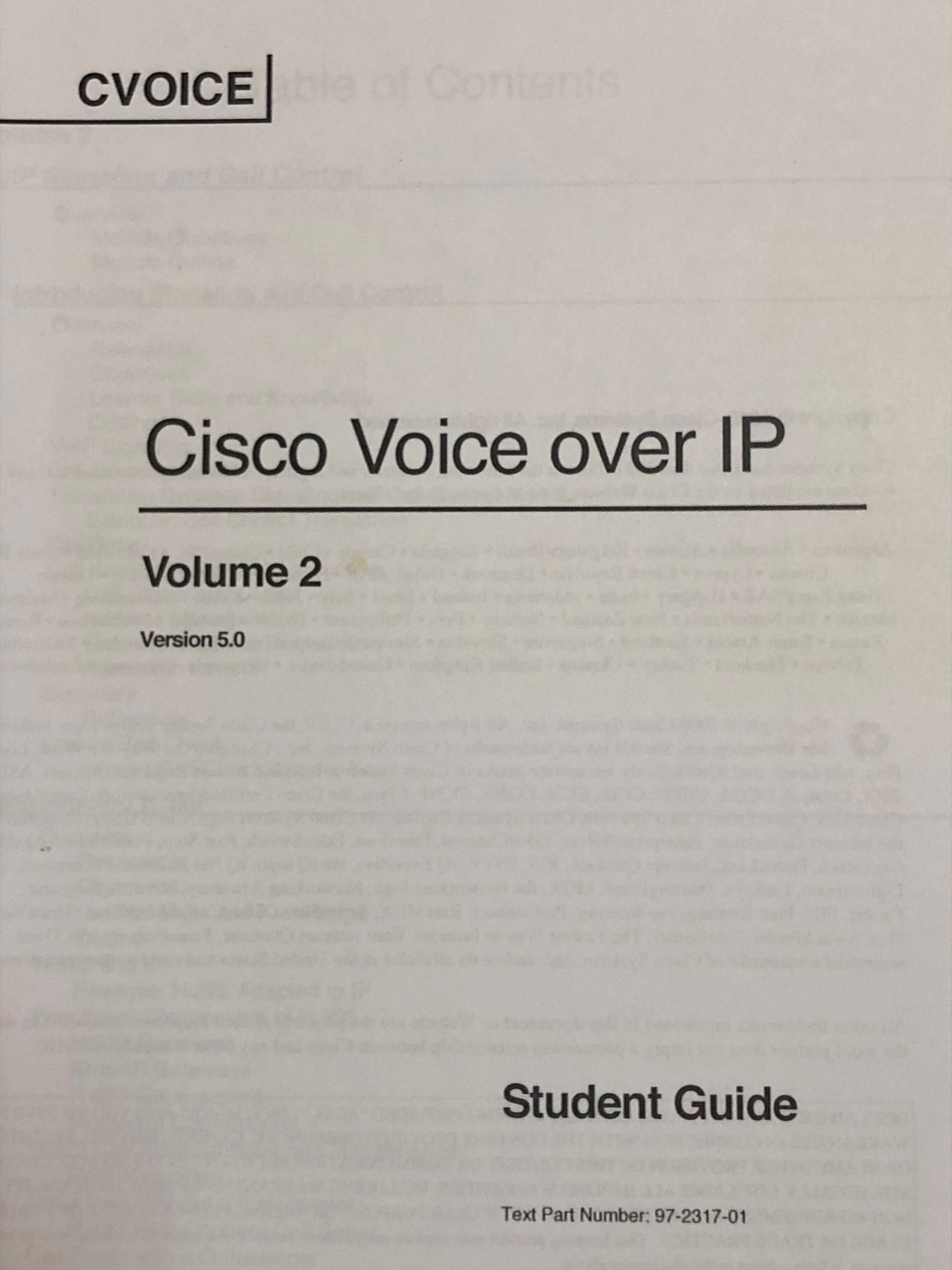 материалы учебного курса Cisco Voice over IP ,   3 тома