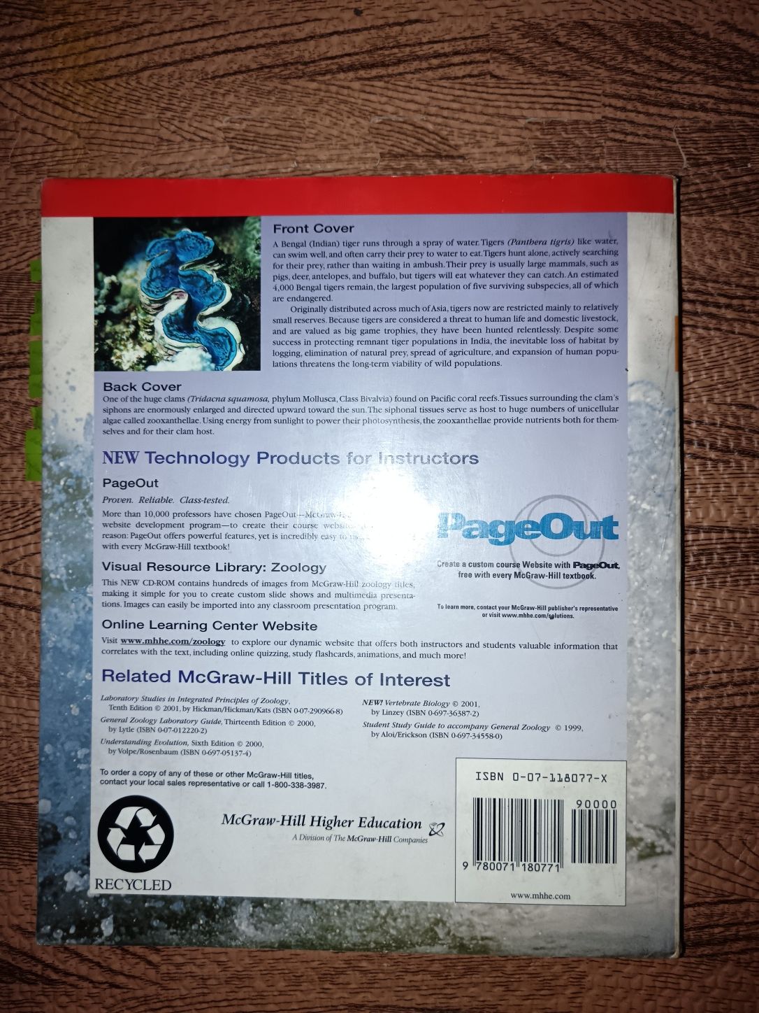 Integrated Principles of Zoology