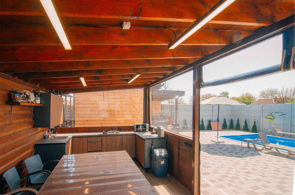 Аренда .Дом с бассейном (ПОДОГРЕВ ЕСТЬ)баня ,чан ,беседка .