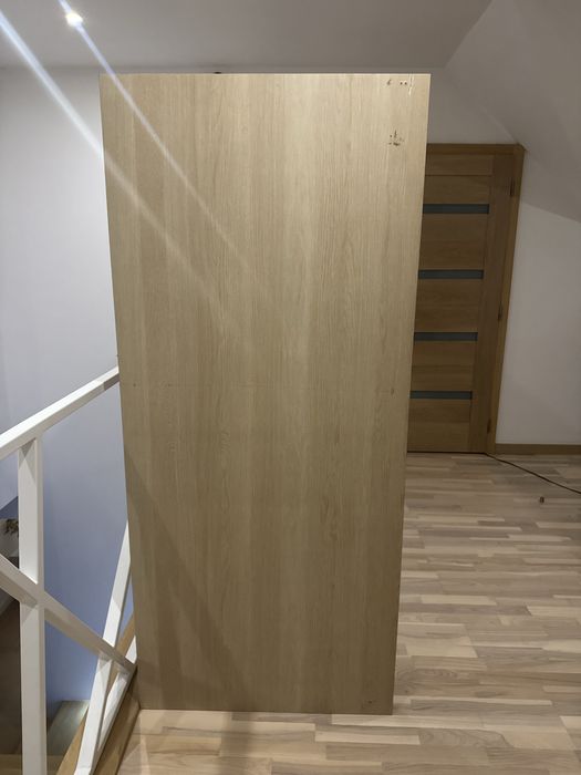 Rama łóżka ikea malm dab bielony