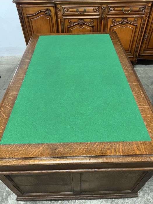 Stare drewniane biurko gabinetowe/dwustronne/Raty