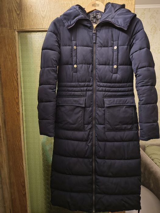 Пуховик довгий розмір S-М