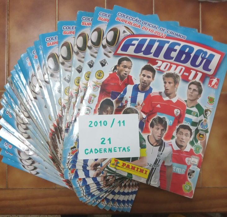 110 CADERNETAS de FUTEBOL