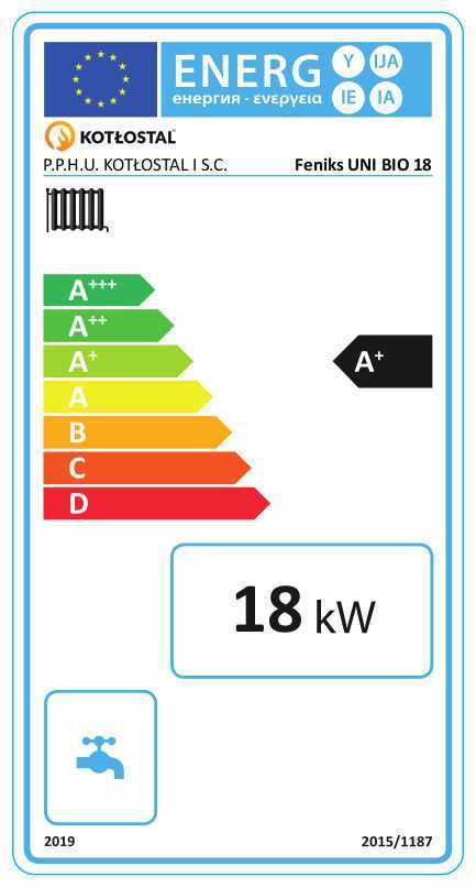 Kocioł co Feniks Uni Bio 18 kW pellet piec dofinansowanie 5 klasa eko