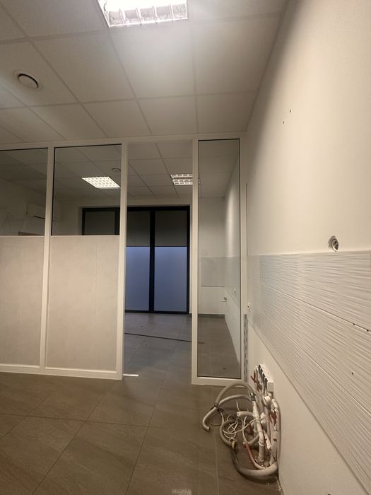 Zabudowa szklana scianka dzialowa  Loft