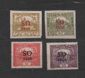 Znaczki plebiscytowe Slask Cieszynski