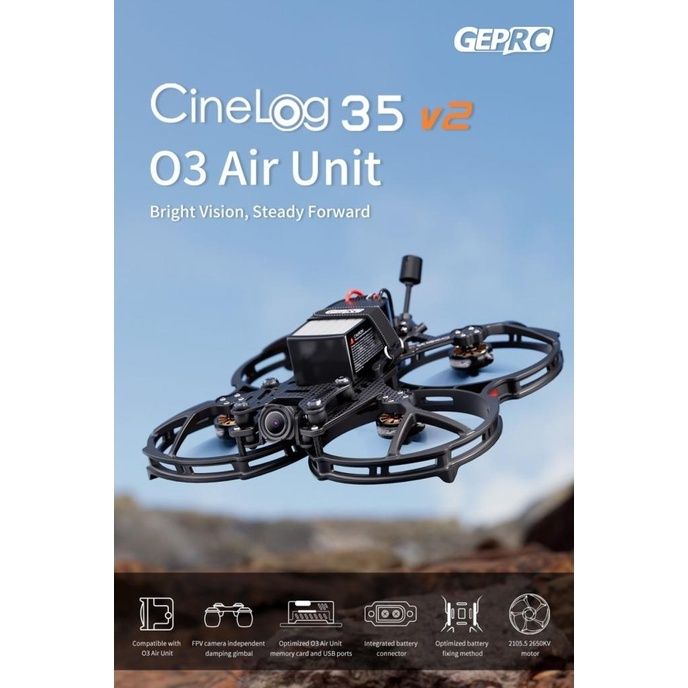 CineLog 35 V2 HD O3 GPS ELRS/TBS