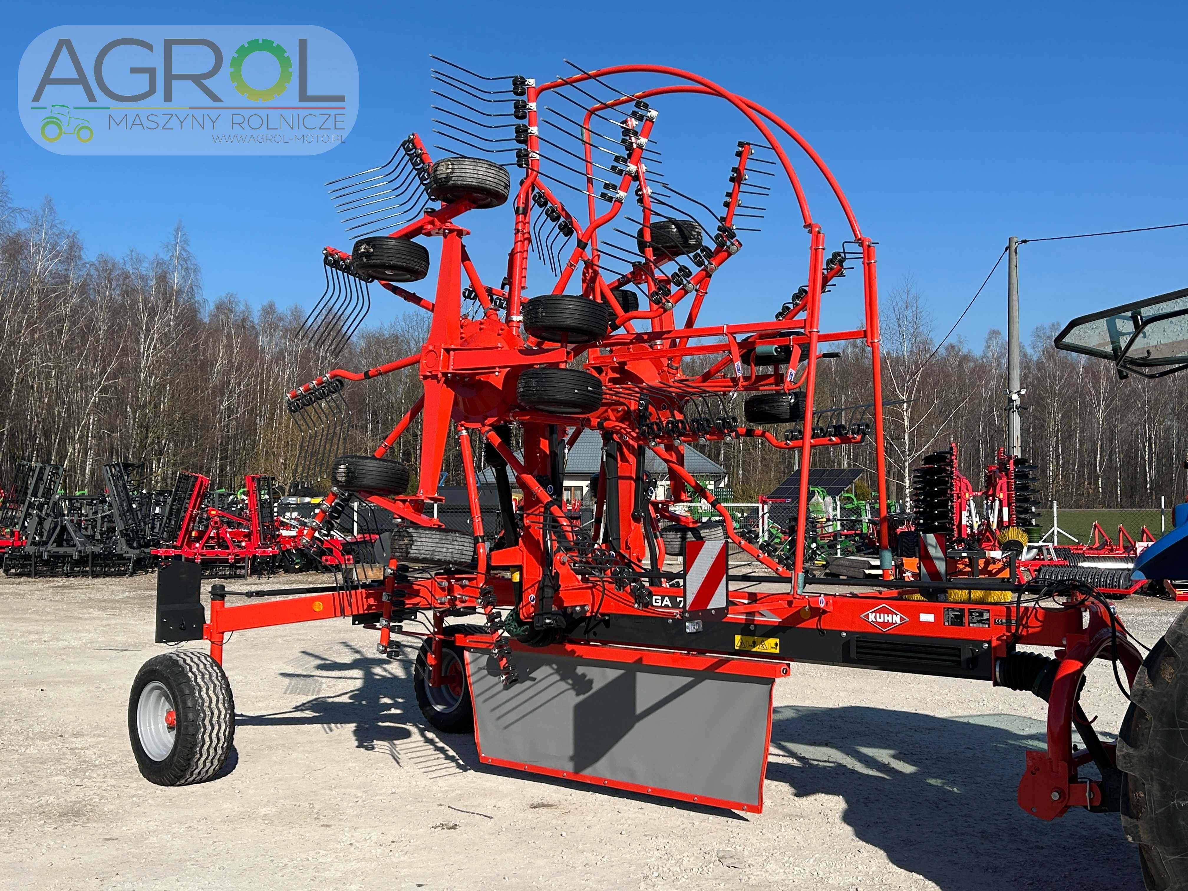 Zgrabiarka jedno karuzelowa INTER-TECH ZKT-3.5m tandem 4.2m KUNH