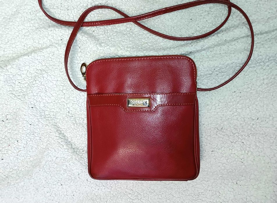 Сумка планшет Osprey London Англия натуральная кожа на плечо.