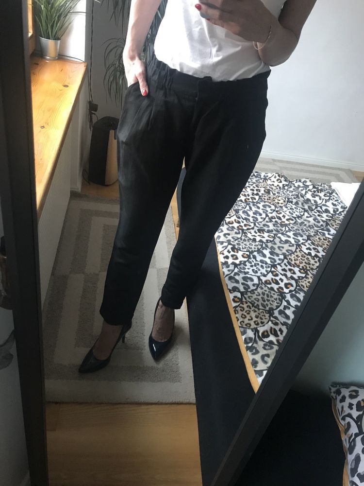 Czarne spodnie orsay S