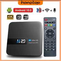 Смарт-ТВ HONGTOP H20PRO, WiFi6, Android 10, 6K, 4K, 3D медиаплеер.